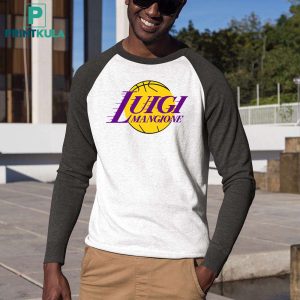 Luigi Mangione Lakers Shirt 6