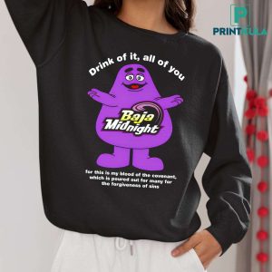 Grimace Baja Midnight Drink of It All of You Shirt 9
