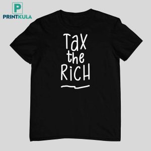 Jan Van Wearing Tax The Rich Shirt 12